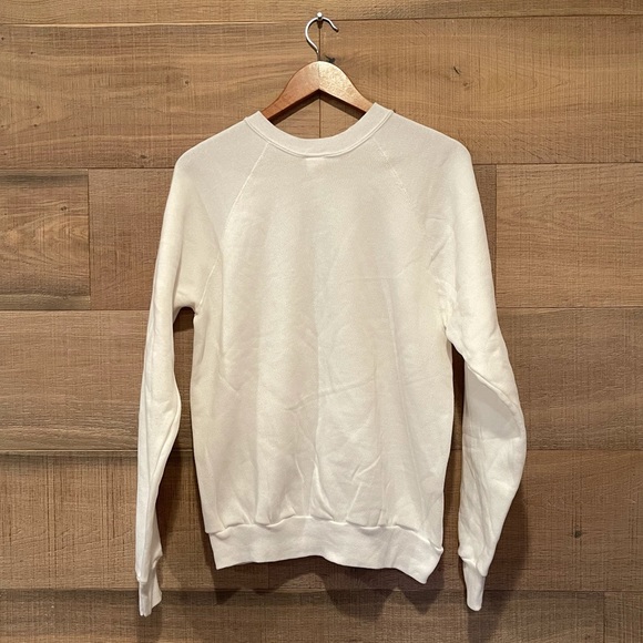 Vintage Official Crosby Stills & Nash Tour White Sweatshirt L - Picture 2 of 7